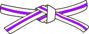 White belt - Purple Stripe